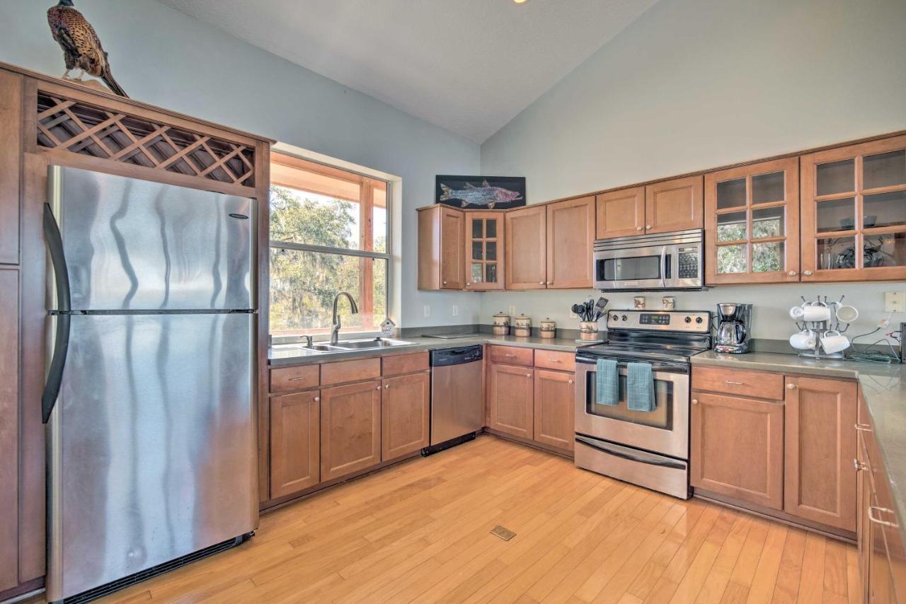 Lakefront Crystal River Home With Private Dock! Buitenkant foto