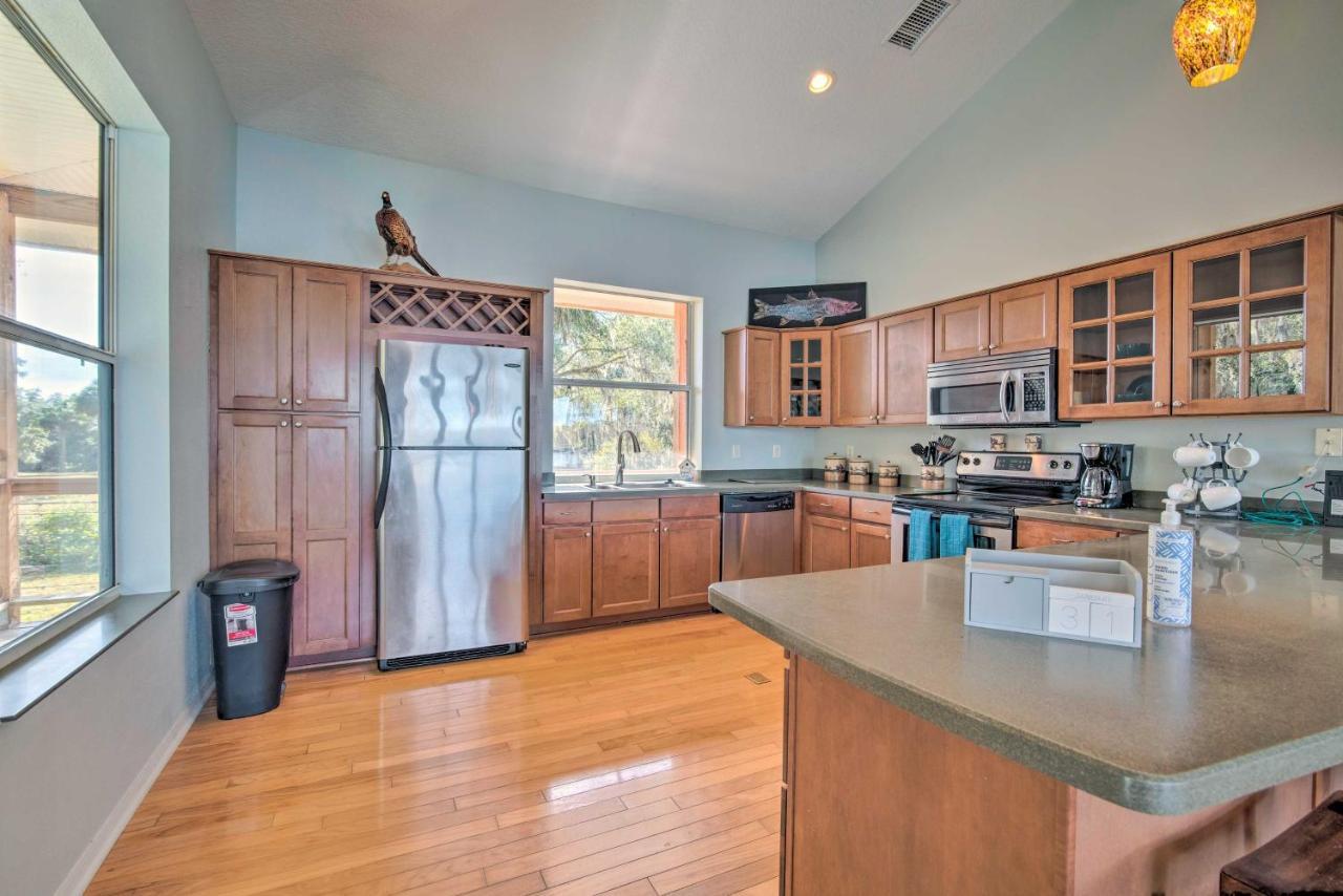 Lakefront Crystal River Home With Private Dock! Buitenkant foto